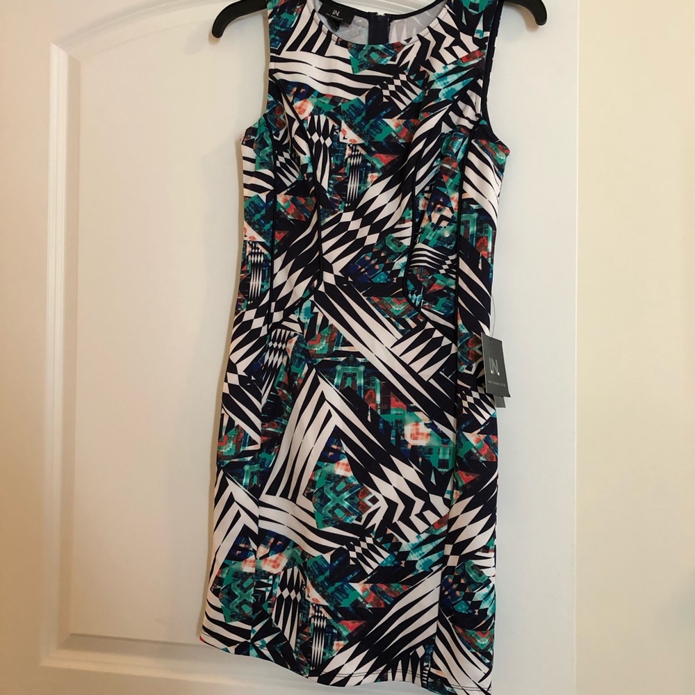 NWT printed mini dress